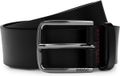 HUGO Leren Riem Gerik Sz35 Leather Belt W90 Black Zwart