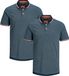 Jack & Jones Heren poloshirt 2 pack Paulos - Slim Fit