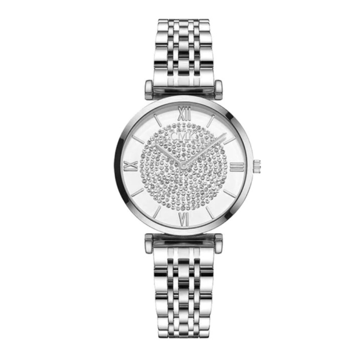 Meibo Dames Crystal Horloge - Anoloog Luxe Uurwerk voor Vrouwen