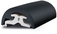 Tessilmare Pvc Radiale Fender Ondersteunende Waterrail Argent 30 mm