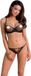 Casmir Mirella Set Open Bra S/M Zwart