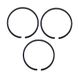 Zuigerringen SOLEX Set van 3 Zuigerveren Ø 39,5 mm Gietijzer voor 2200 3800 5000 VELOSOLEX SEGMENT CYCLOMOTOR Fiets 50CC Oude VINTAGE