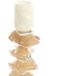 Light & Living Kandelaar ESTINA Bruin Glas 11.5x11.5x35 cm