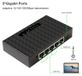 DrPhone ZSX-1 - Desktop Switch 5 Poort - 10/100/1000Mbps Netwerk Switch - Gigabit - 5 Ethernet Poorten - Zwart
