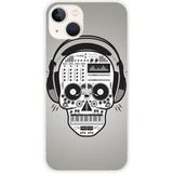 Apple iPhone 13 Skull music bedrukt siliconen hoesje