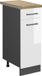 Vicco R-Line Keukenonderkast – 30 cm, WB Eik Wit Hoogglans