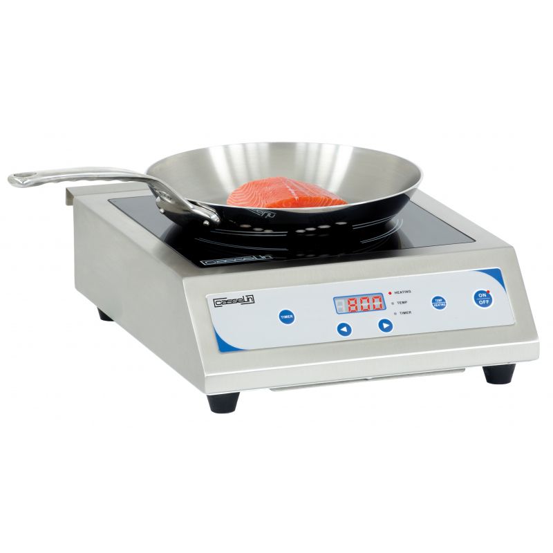 Casselin CPAI350A - Inductiekookplaat - 34 cm - 1 Zone - Roestvrijstaal