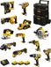 DeWALT set DWK1201 (DCD996 + DCH273 + DCG405 + DCF887 + DCF894 + DCS334 + DCS570 + DCS355 + DCP580 + DCS367 + DCL050 + DCF620 + 3x 5,0Ah accu's + DCB115 lader + transportkoffer)