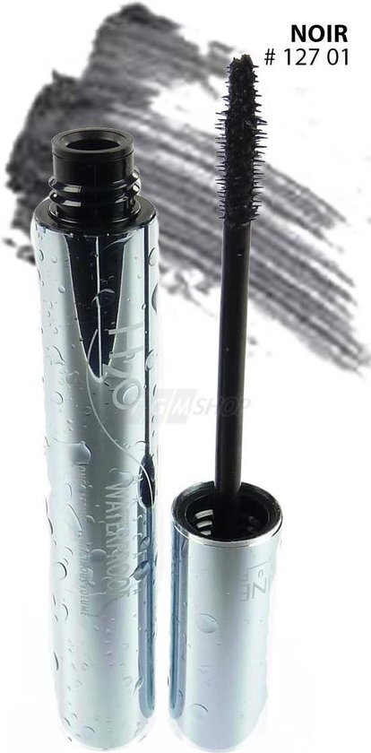 BIGUINE MAKE UP PARIS BIGUINE PARIS - MASCARA WATERPROOF H2O - 12701 zwart - oog make-up - 7ml