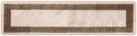 vidaXL - Runner Rug - MARSA - Beige & Black - 50 x 200 cm - Polyester & PVC
