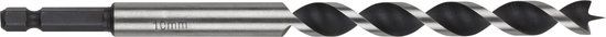 wolfcraft - 10mm Slangenboor voor Houtbalken - 165mm - Zeskantschacht Houtboor - Hex - 7133000