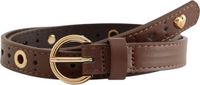 WE Fashion Meisjes riem met studs - bruin