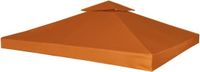 vidaXL - Vervangend tentdoek prieel 310 g/m² 3x3 m oranje