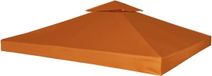 vidaXL - Vervangend tentdoek prieel 310 g/m² 3x3 m oranje