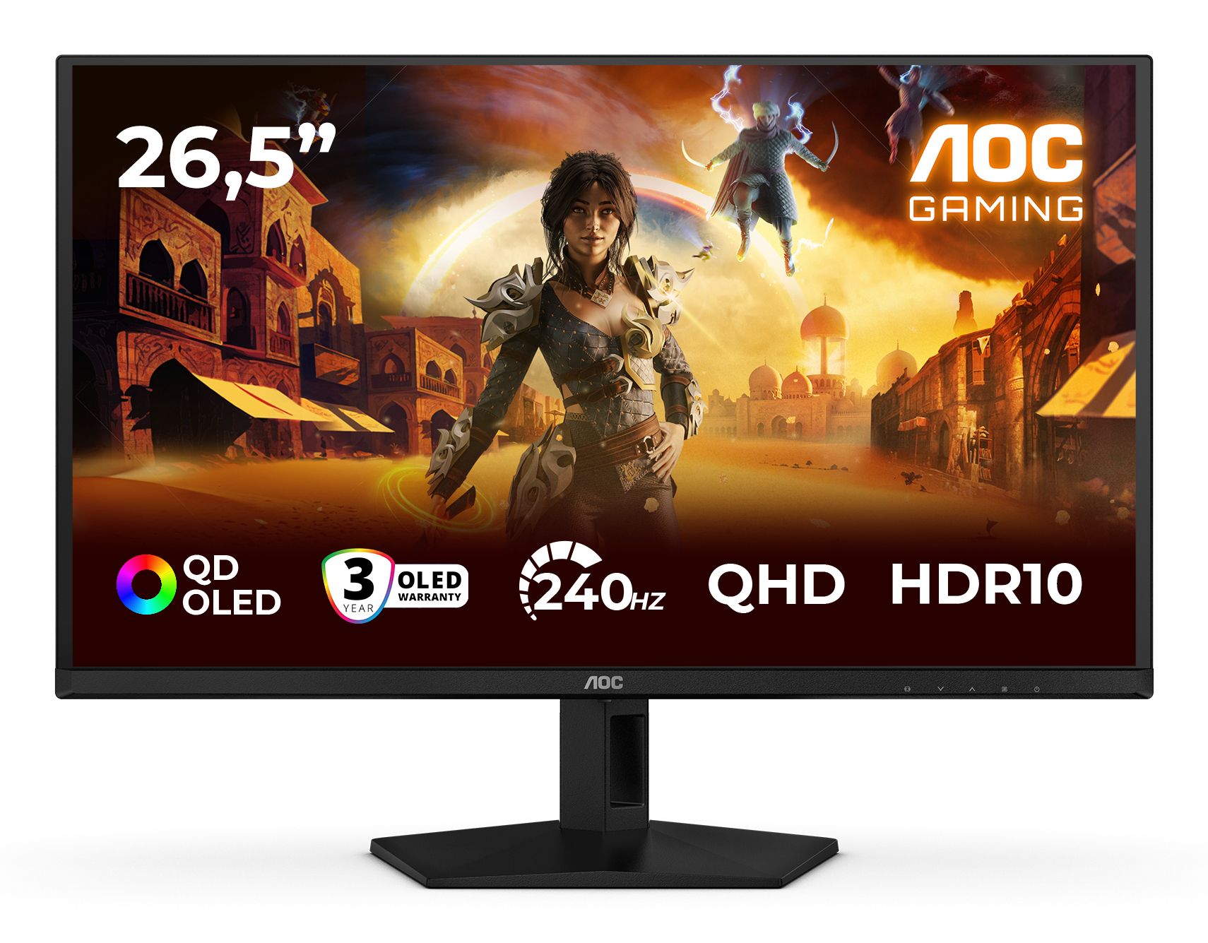 AOC G4 Q27G41ZDF 26.5" Quad HD QD-OLED Gaming Monitor