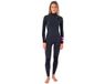 Hurley Plus 4/3 Mm Wetsuit femme en néoprène à manches longues et zip poitrine noir 14 femme