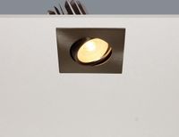 Artdelight Spot encastrable Venice DL 2608 Acier mat LED 8W 2700K IP44 Dimmable