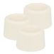 AMIG Butée de porte/amortisseur de porte - 6x - D30mm - vis incluses - caoutchouc - blanc