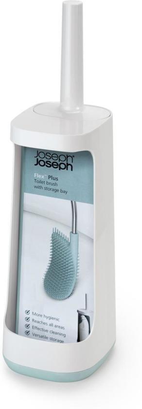 Joseph Joseph Flex Smart Plus Toiletborstel met Houder blauw