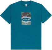 Element Poolside T-shirt Met Korte Mouwen Blauw L Man