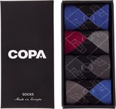 COPA Argyle Football Pitch Sokken Box - Unisex - Zwart - 40-46
