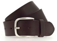 MUSTANG Leren riem Classic Women Leather Belt W100 Darkbrown bruine