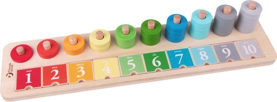 Classic World Stapelteller - Blokken - Hout - 66-delig