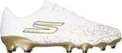 Skechers Voetbalschoenen SKX 1.5 Academy FG Mannen Wit/Zwart/Goud Schoenmaat 42