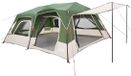 vidaXL Tunneltent 10-persoons Groen Polyester met PU Coating