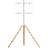 ONKRON TS1220-W TV-bevestiging 165,1 cm (65") Wit, Hout