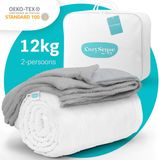 CozySense® Verzwaringsdeken 12kg - 200x200cm - Grijs