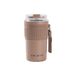 CHiATO Home hotSIP Choco Brown geïsoleerde reisbeker, 400 ml – Bruin