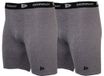 Donnay 2-Pack Compressie Short Heren Charcoal-marl 3XL