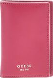 GUESS Leren Kaarthoes Card Holder Pink Roze