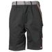 Planam Shorts Visline, maat XXL, zwart/oranje/zink, 2471060