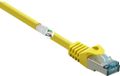 Renkforce RF-5153664 RJ45 Netwerkkabel, patchkabel CAT 6A S/FTP 10.00 m Geel Snagless, Vlambestendig 1 stuk(s)
