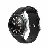 By Qubix Qubix Classic leren bandje Zwart 46mm voor Huawei Watch GT 6 / GT 7 / GT 6 pro / GT 7 pro