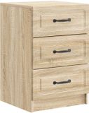 vidaXL Nachtkastje Sonoma Eiken 43 x 41 x 63,5 cm Bewerkt hout