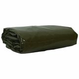 vidaXL Canvas Zeil Olijfgroen 1 x 2,5 m