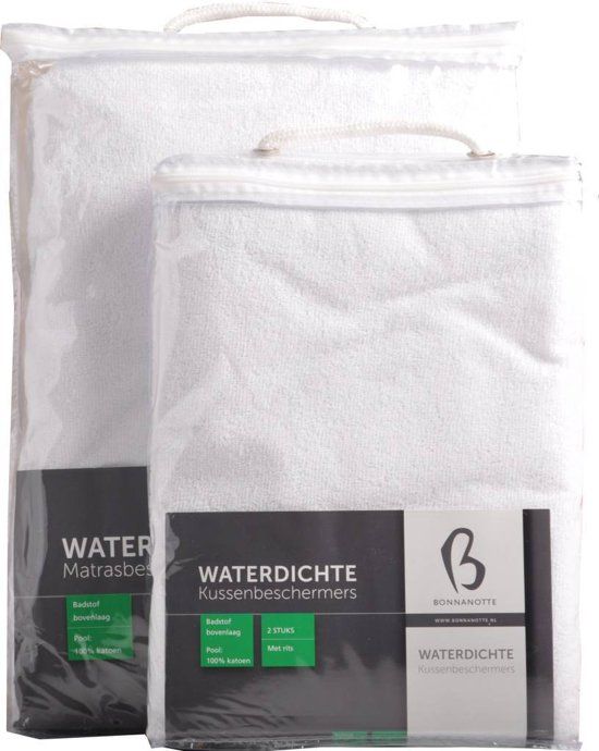 Bonnanotte Waterdichte Matrasbeschermer - Wit 140x220