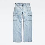 G-Star Judee Cargo Denim wmn Dames Jeans W31 X L34 Sun Faded Piscina Blue