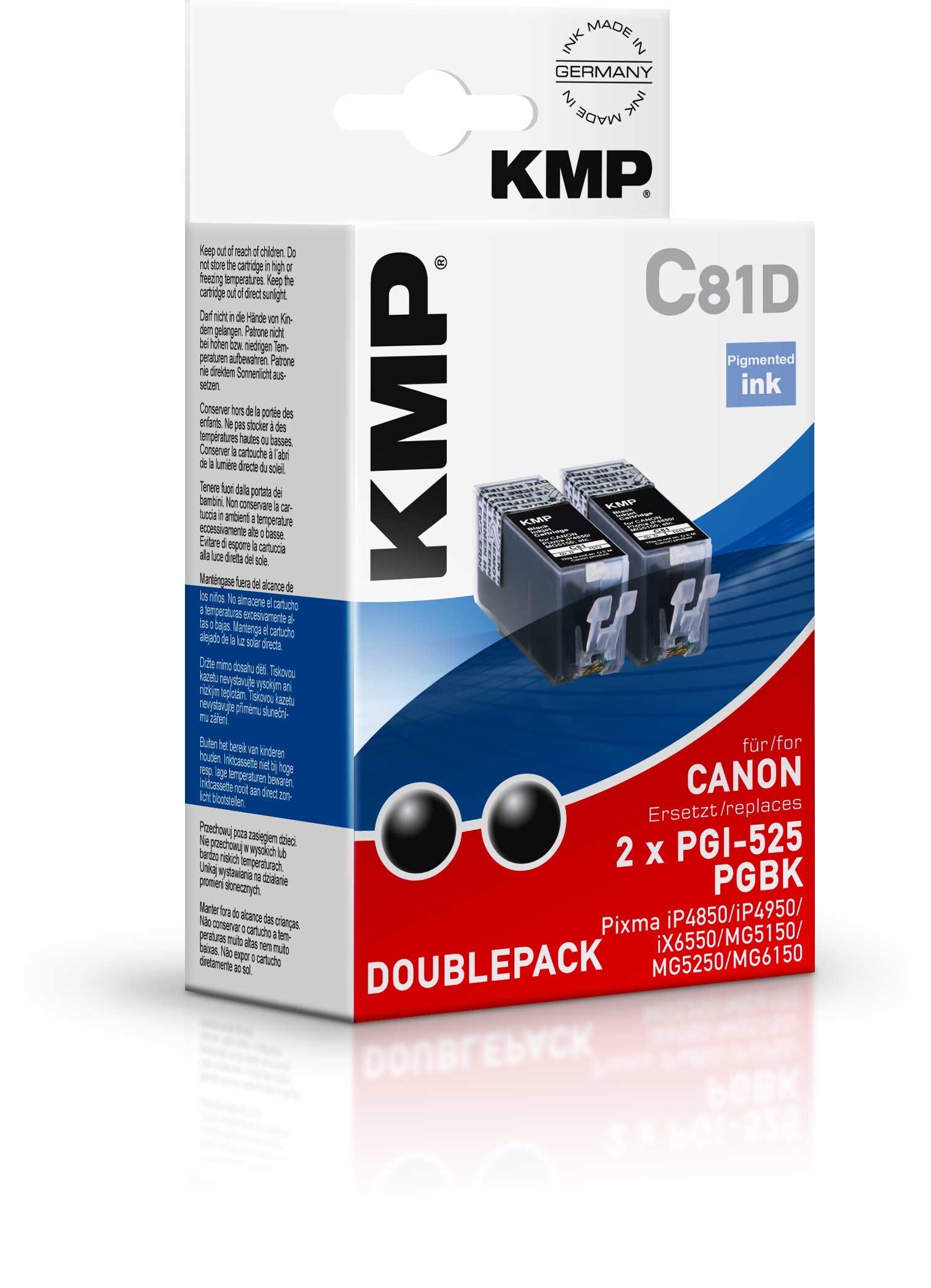 KMP C81D duo pack / zwart