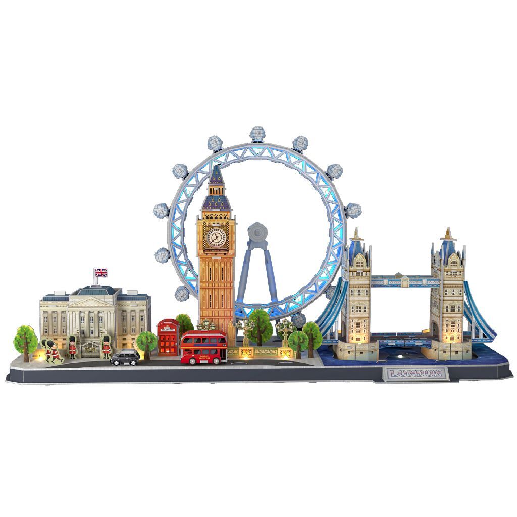 CubicFun 3d Puzzel City Line London LED