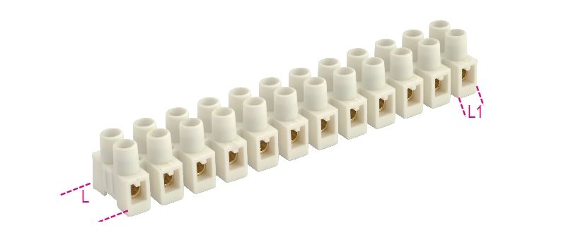 Beta BM9204-Terminal Strip, 12 Poles - BM9204