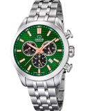 Jaguar Herenhorloge J865/3 Groen Staal Saffierglas 10 ATM
