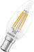 Osram LED-lamp Ster kaarsvorm B40 filament, 2700 K warm wit, 3,4 W, B15d, helder, 470 lm, 15.000 h
