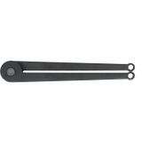 KS Tools 150.3209 Tweegatsmoerdraaier, verstelbaar, lengte 115 mm