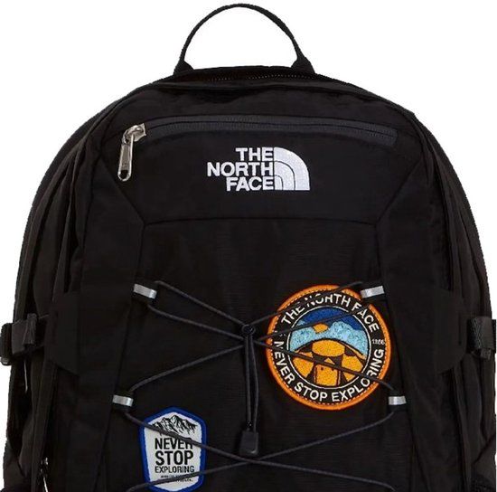 THE NORTH FACE BOREALIS CLSSC PATCH Zwart Textiel Rugzak