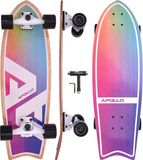 Apollo Mini Cruiser Longboard Surfskate Pro Rainbow