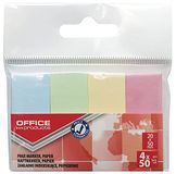 Archiefindex Tabs Kantoorproducten Papier 20x50 Mm 4x50 Tabs Polybag Pastel Diverse Kleuren